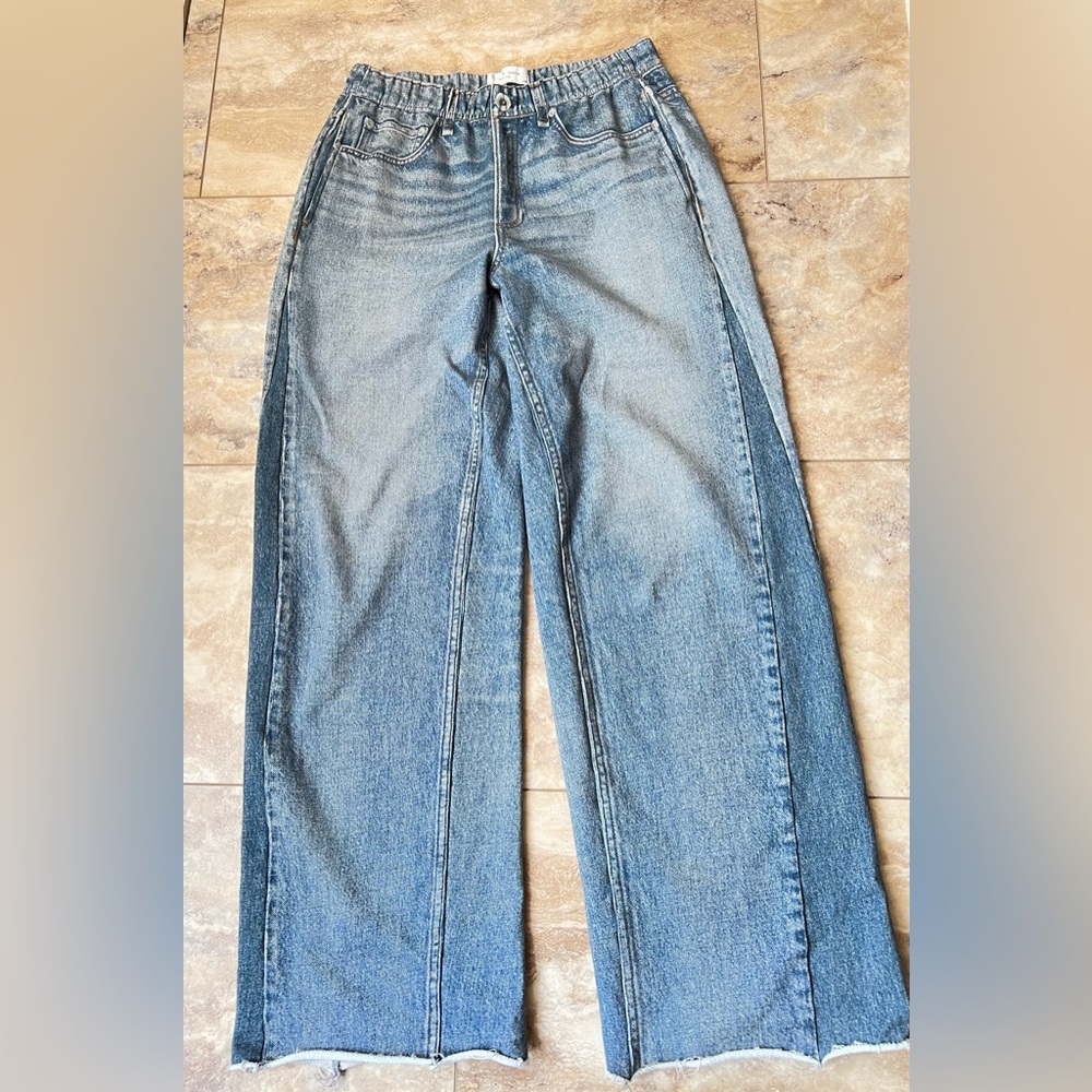 Rag & Bone Mirama wide leg pants size S in moonrise color